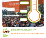 Walk MS Thermometer Poster